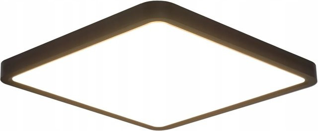NETTLIFE LED Deckenleuchte aus Kunststoff in Schwarz, Durchmesser: 23 cm - Bild 1