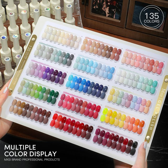Mxsi Nagellack-Set, 135 Farben, 15 ml, Glänzend - Bild 1