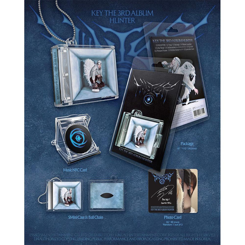 SHINee Schlüssel - Jäger (SMini-Ver.) Musikalbum in Black und Multicolour mit NFC - Bild 2
