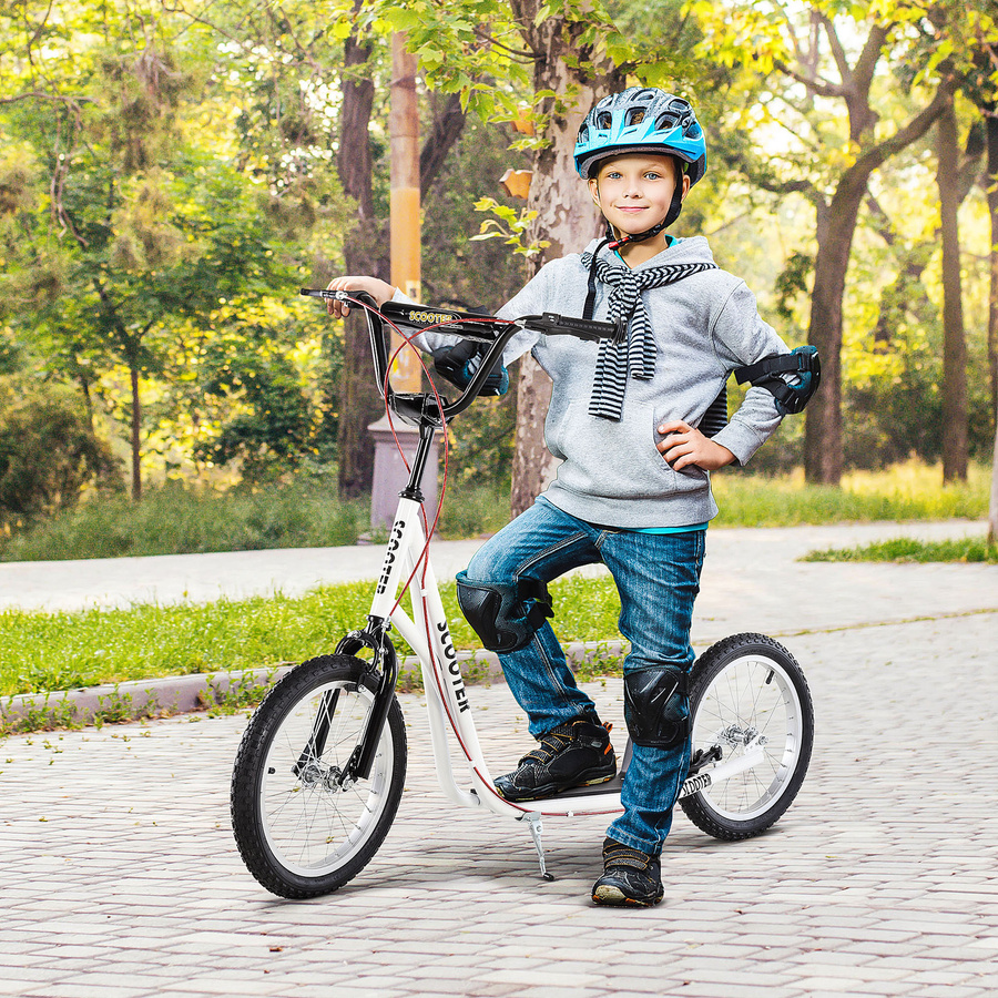 HOMCOM Kinderroller, Kickscooter, faltbar, mit Luftreifen - Bild 2