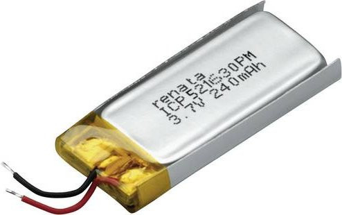 Renata ICP521630PM Spezial-Akku LiPo Prismatisch 3,7V 250 mAh Silber - Bild 1