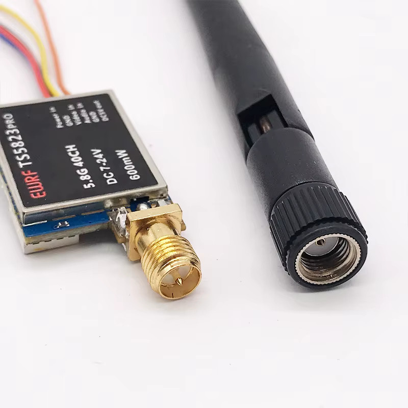 EWRF TS5823 Pro Video Sender Modul 5,8 GHz VTX mit 200 mW/600 mW und 40 Kanälen in Schwarz für RC FPV Racing Drone Quadcopter - Bild 2