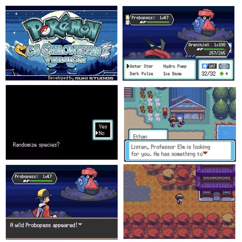 Pokemon GS Chronicles Rom Hack für GBA mit Echtzeituhr RTC Flash Cart in der USA-Version - Bild 4