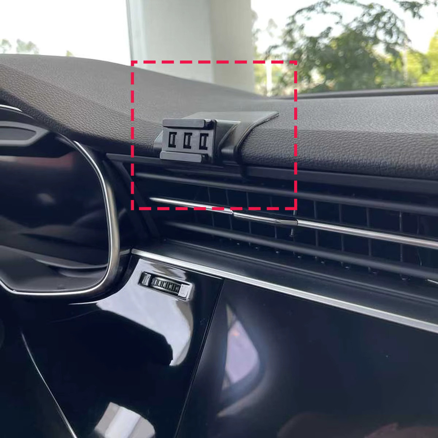 Magnetische 15W Schnellladefunktion Auto Telefonhalterung für Audi Q8 4L in Schwarz - Bild 2