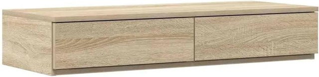 vidaXL Bettschubladen Sonoma-Eiche, Braun, B/T/H: 100 x 36,5 x 16,5 cm - Bild 1