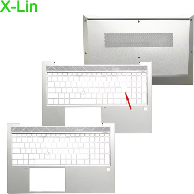 HP Laptop-Handballenauflage und Gehäuseunterseite für EliteBook 750 755 855 850 G7 G8 in Silber - Bild 1