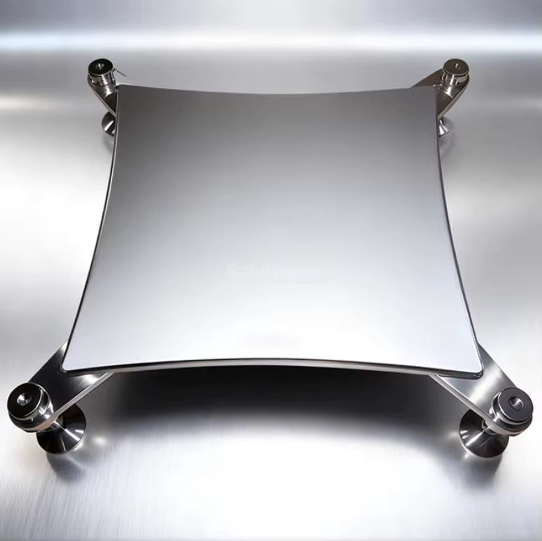 GZbotolave HIFI Audio Lautsprecher Verstärker Gehäuse Rack aus Edelstahl und Aluminium in Silber - Bild 2