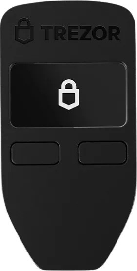 Trezor Model One Hardware-Wallet in Schwarz - Bild 1