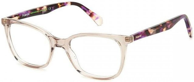 Polaroid Pld D423 Brille, Damen, Vollrand, Cat-Eye, Plastic, Beige/White - Bild 1