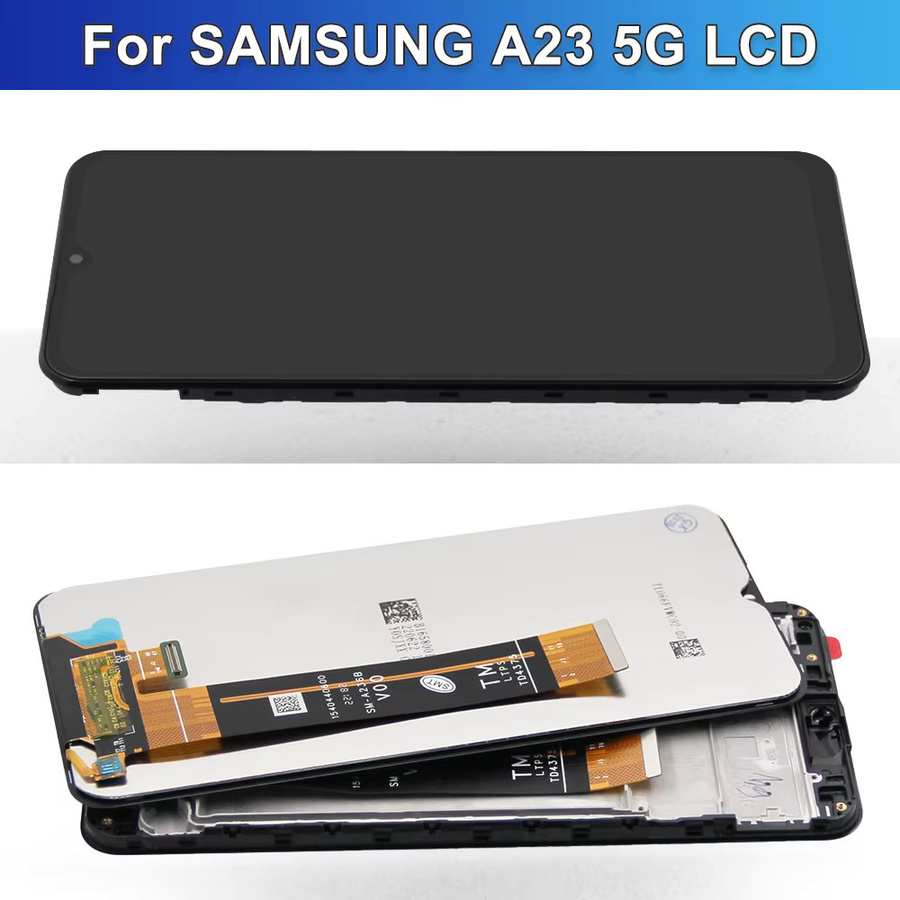 Samsung A23 5G LCD-Display mit Rahmen und Touchscreen-Digitizer Ersatz in Schwarz - Bild 5