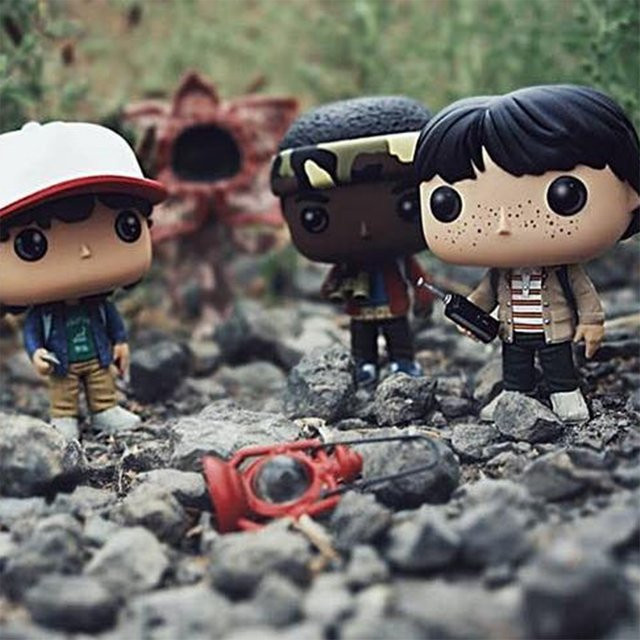 Funko Stranger Things Dustin, Dart, Will, Vinyl-Actionfiguren, Set / Bundle - Bild 1