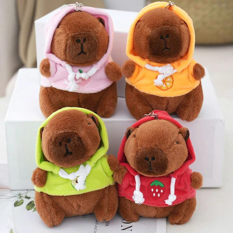 MHXIANGQIANJIN Capybara Plüschtier Schlüsselanhänger Puppe 12cm 3–6 Jahre - Bild 1