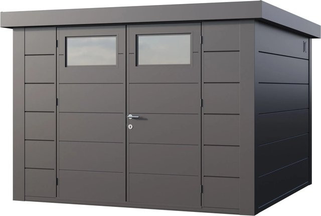 Telluria Gerätehaus Classico in Silber, B/H/T: 782 x 219 x 318 cm - Bild 1