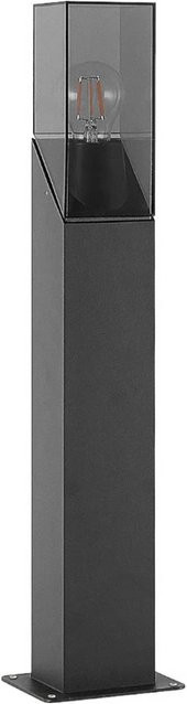 Lucande Außenleuchte Fiola Modern Schwarz aus Aluminium, 1-flammig E27, IP54 für Garten - Bild 1