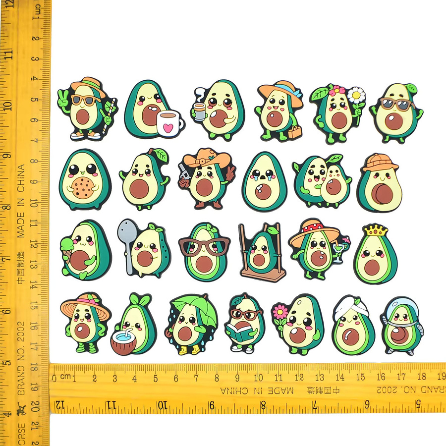 Lanxi League Charms, Avocado, Schuhanhänger - Bild 2