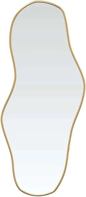 vidaXL Wandspiegel Gold, rechteckig, B: 80 cm, H: 35 cm - Bild 1