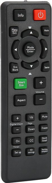 Fernbedienung für BenQ Projektoren MS517 MX720 MW519 MS517F MS506 MX501 MH680 TH682ST RC02 in Schwarz - Bild 1