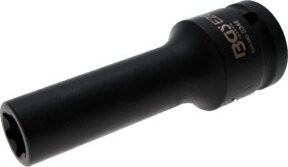 BGS Kraft-Steckschlüssel-Einsatz E-Profil tief 5348, Antrieb Innenvierkant 3/4 Zoll, SW E20 mm, Schwarz - Bild 1