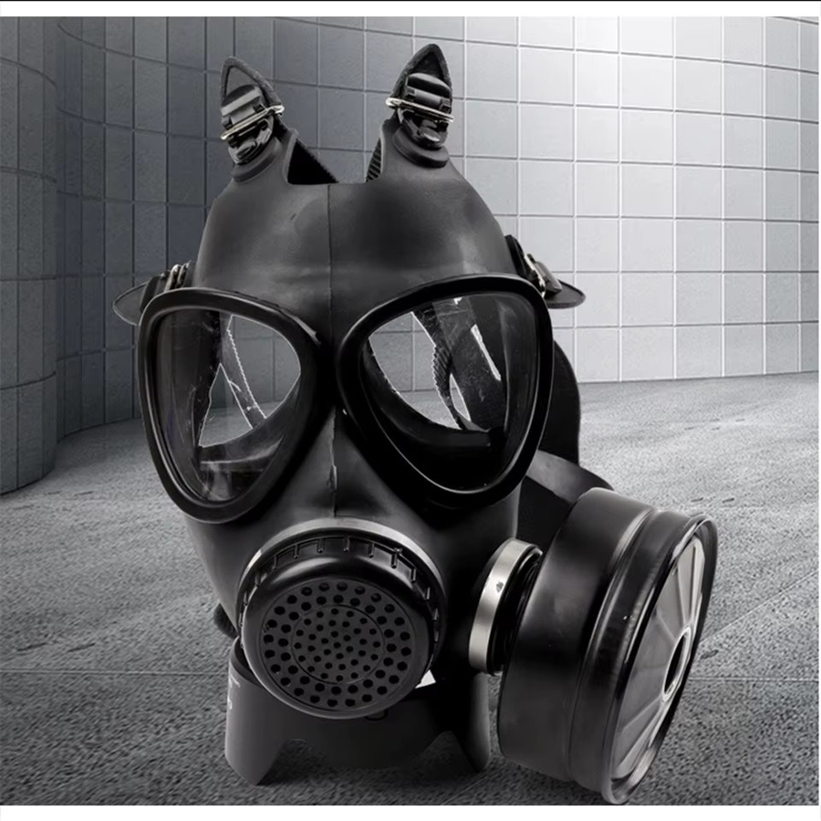 Chemische Vollgesichtsmaske 87 Typ G mit Filterzubehör in Schwarz für den industriellen Atemschutz - Bild 2