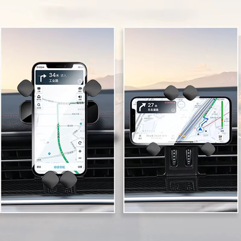 Schwerkraft Auto Telefonhalterung für Skoda Octavia 2015-2023 in Schwarz - Bild 3