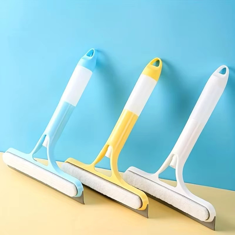 HOCOSHINE Fensterreiniger mit Sprühfunktion und Gummischleier in Gelb oder Blau - Bild 2