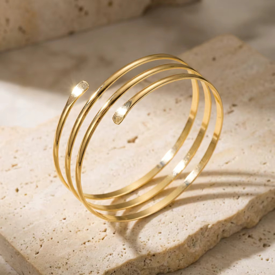 RINHOO FRIENDSHIP Oberarmband, Gold, Damen, Spiral-Design - Bild 6