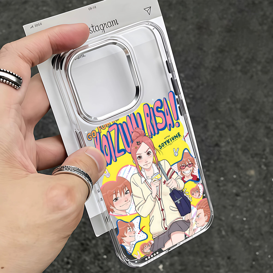 Potdemiel Anime Handyhülle für iPhone 17 16 15 14 13 12 11 Pro Max Plus und andere Modelle, Transparent, Weiche Hülle - Bild 2