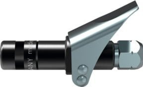 MATO 4-Backen-Hydraulik-Greifmundstück safeLOCK-L in Silber mit 1/8 Anschlussgewinde - Bild 1