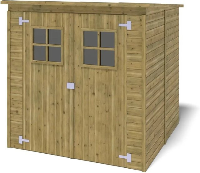 Altanka Gartenhaus Gerätehaus DOM10 Grün, B x T: 1,9 x 1,8 m, 3,42 m2, 12,5 mm Wandstärke, imprägniert - Bild 1
