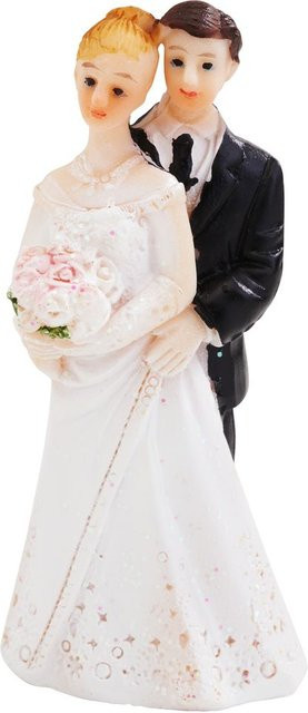 HobbyFun Hochzeitspaar Tischdeko aus Polyresin in Multicolor - Bild 1