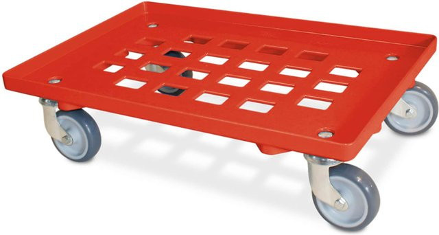 BRB Fahrgestelle mit Gitter 2er-Set in Rot aus Kunststoff - Bild 1