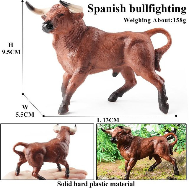 Oenux Nutztiere Stierkampf Cowboy Simulation, Actionfiguren, ab 3 Jahre - Bild 1