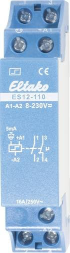 Eltako Stromstoß-Schalter ES12-110 Hutschiene, 1 Schließer, 1 Öffner, 230 V/AC/DC, 16A, 2000W, Blau - Bild 1