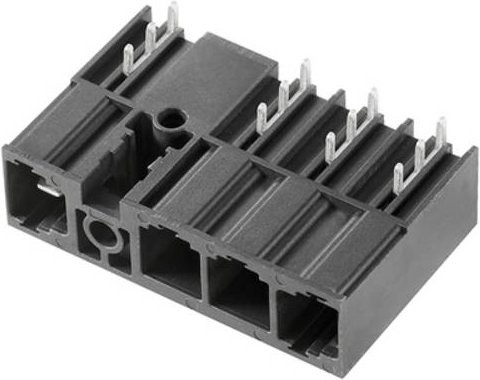 Weidmüller Stiftgehäuse-Platine BU/SU in Schwarz mit 42 Polen und einem Rastermaß von 10,16 mm - Bild 1