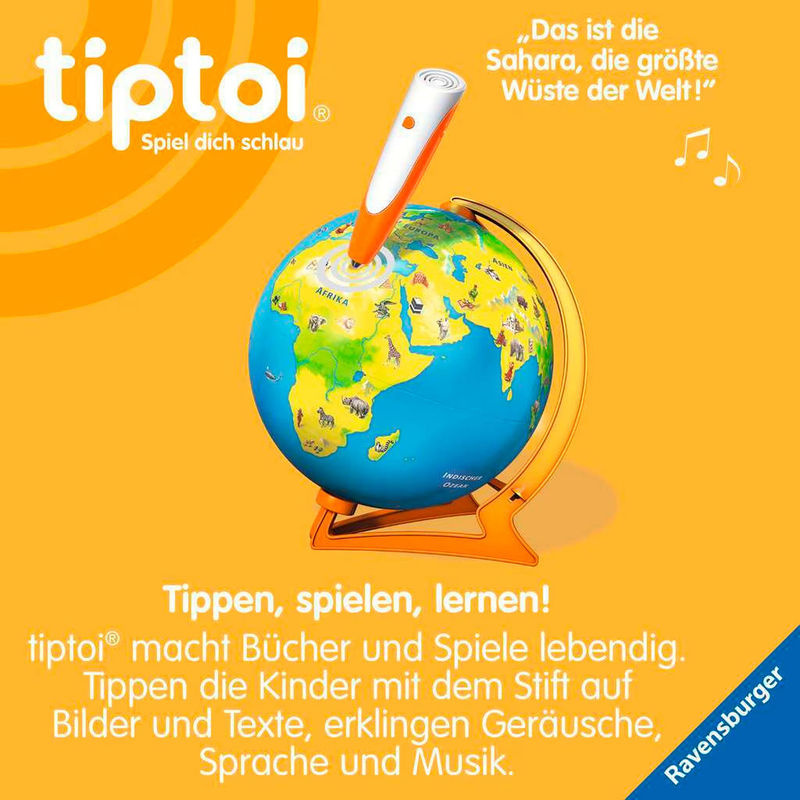 Ravensburger tiptoi Mein interaktiver Junior Globus ab 2 Jahren - Bild 2