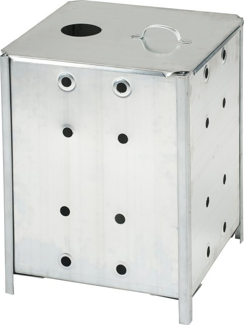 Verbrennungsanlage für Gartenabfälle 130 l, B/T/H: 65 x 46 x 46 cm - Bild 1