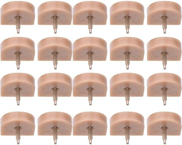 Ersatz-Absatzspitzen für High Heels, Beige, 21,5 x 23 mm, 10 Paar - Bild 1