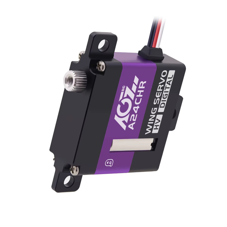 AGFRC A24CHR Servo für RC-Flugzeuge, programmierbar, Schwarz - Bild 2