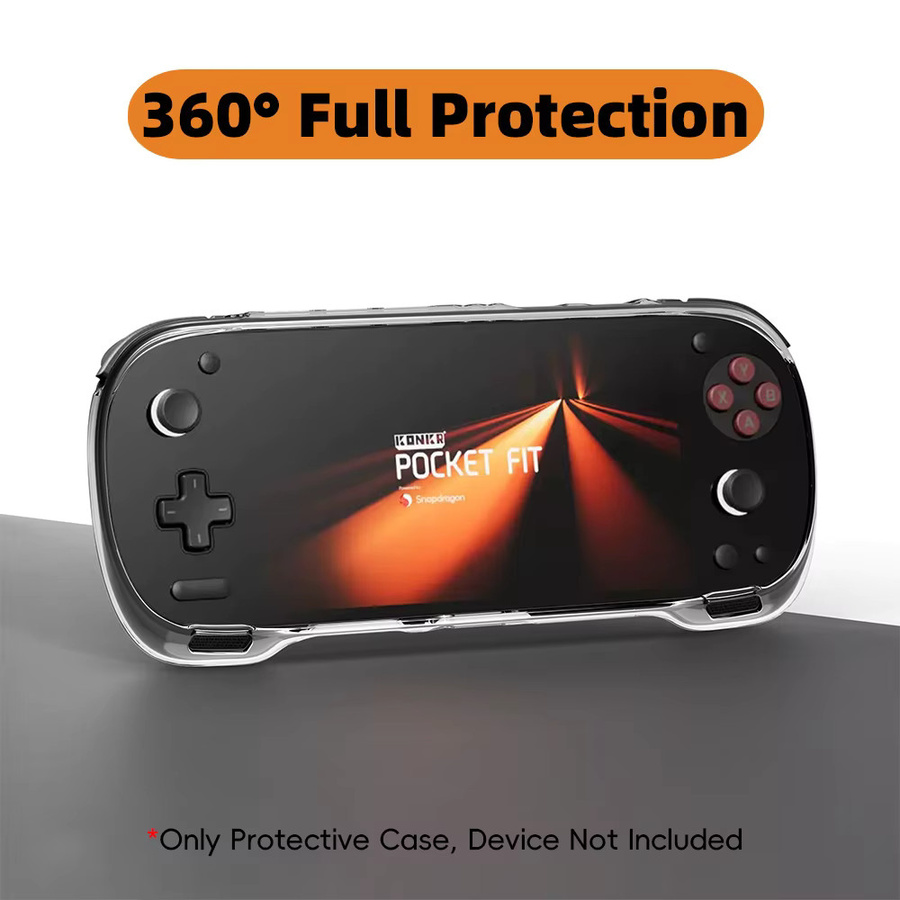 Transparente und kratzfeste TPU-Schutzhülle für deine AYANEO KONKR Pocket Spielekonsole - Bild 3