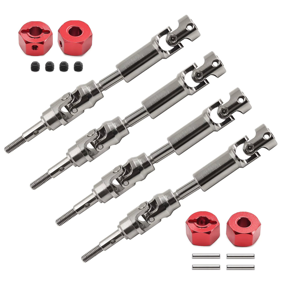 Traxxas CVD-Antriebswellen aus legiertem Stahl, Naben, Metall, Schwarz, Grau - Bild 3