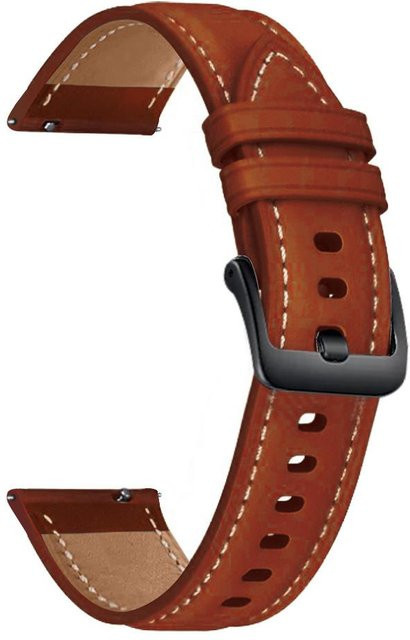 Uhrenarmband Leder, braun, Unisex - Bild 1