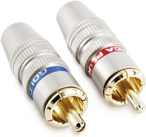 Sinuslive CS-2 Cinchstecker in Gold, Blau, Rot oder Silber - Bild 1