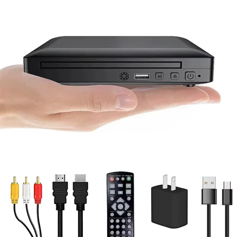 Luxuglow Full HD 1080P Multimedia DVD-Player in Schwarz mit Unterstützung für DVD, CD, MP3, MP4 und VCD - Bild 7
