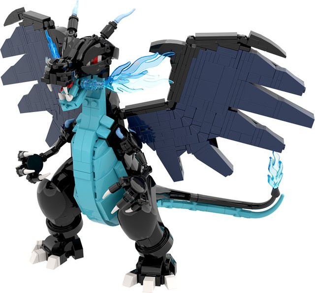 Keeppley Pokémon Charizard X, Bausteine Mini Action Figur - Bild 1