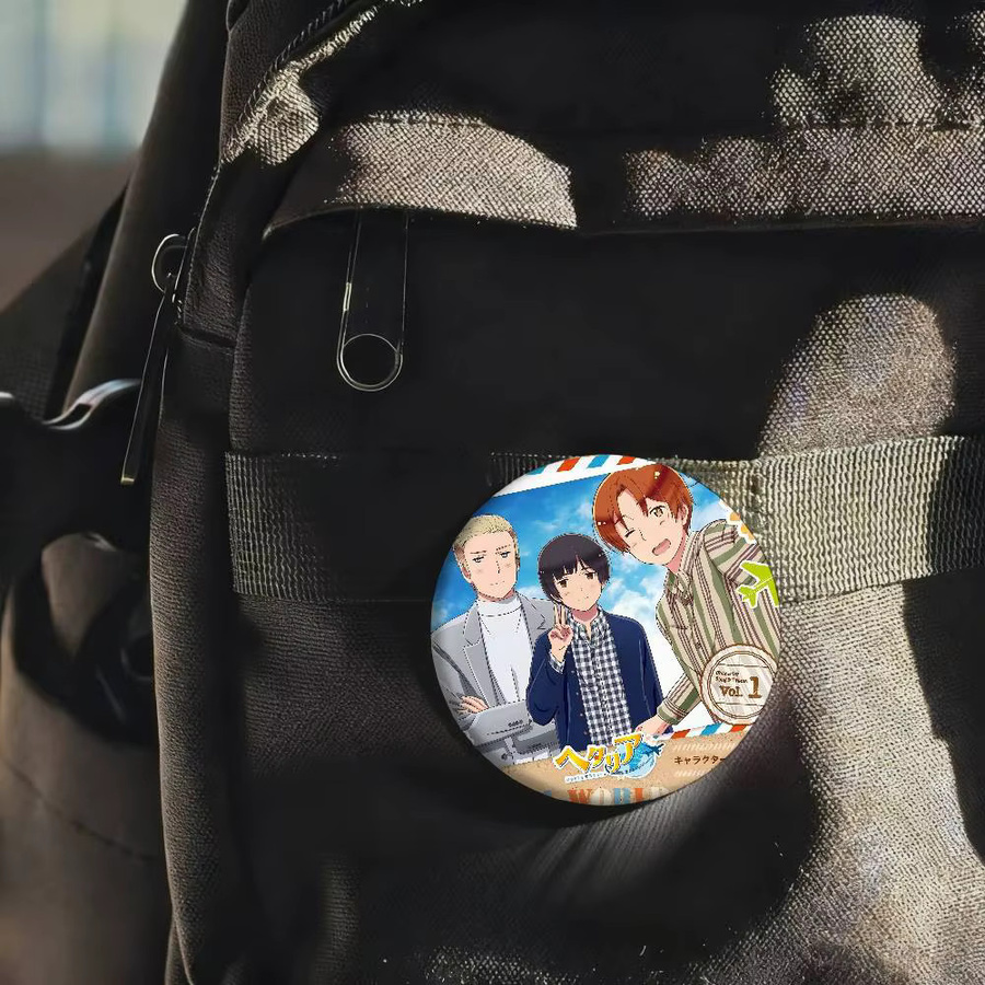 Anime Brosche, Bunt, Cartoon Abzeichen - Bild 1