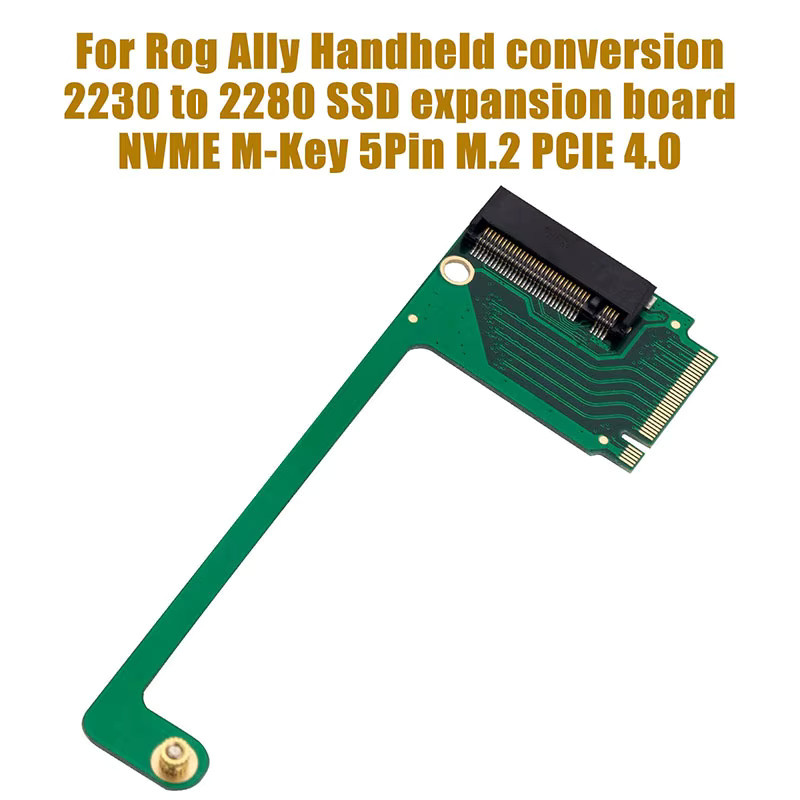 Asus ROG Ally NVMe M.2 Adapter 2230 auf 2280 PCIe 4.0 M-Key 90 Grad Konverter Board - Bild 5