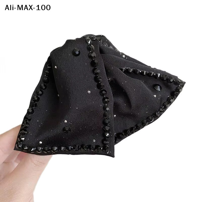 AyS Haarspange mit Strass-Schleife und Perlen, Damen - Bild 6
