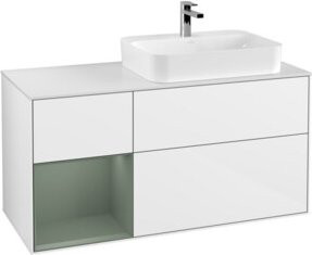 V&B Waschtischunterschrank Finion in Weiß lackiert, B/T/H: 120 x 50,1 x 60,3 cm - Bild 1