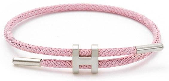 Global Finds Armband, Edelstahl, Gold, hellrosa, Unisex - Bild 1