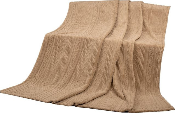 Kuscheldecke Meran von Bella Casa aus Polyester mit Antistatik-Ausrüstung, B/T: 180 x 200 cm
